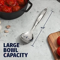 Stainless Steel Multi-Purpose Serving Spoon with Comfort Handle