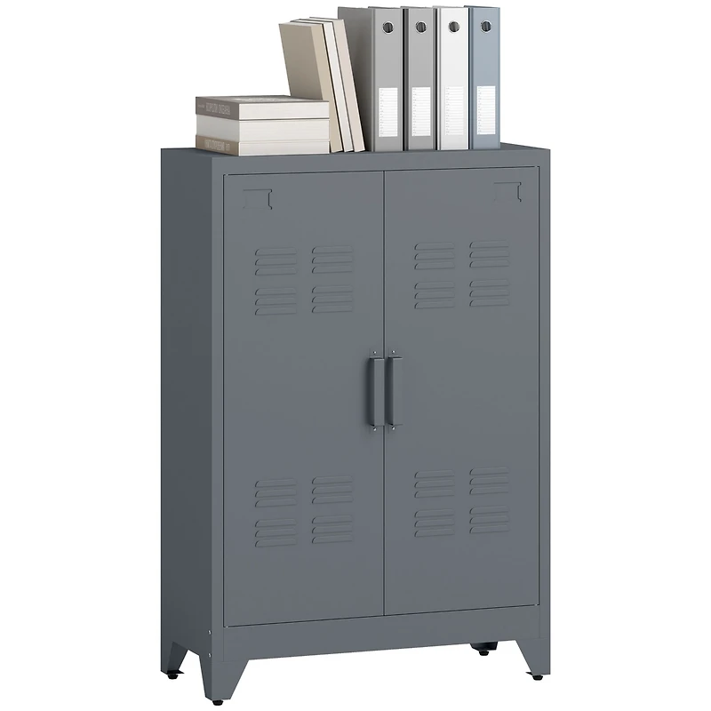 Homcom Industrial Steel Storage Cabinet Storage Organizer