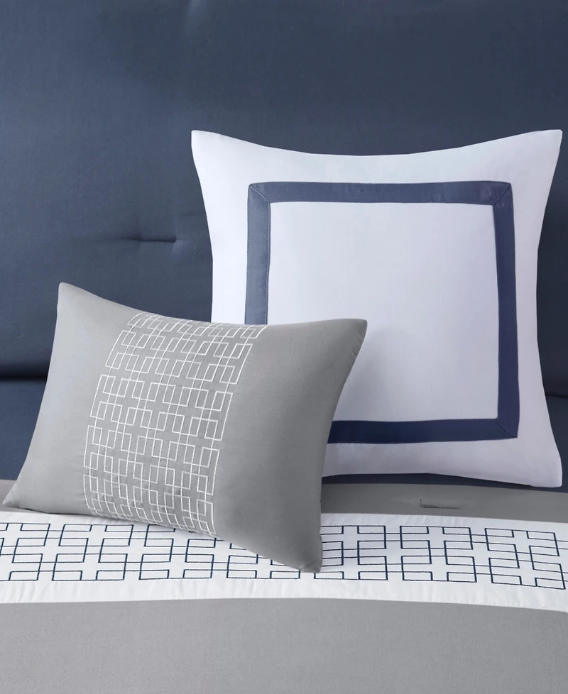 510 Design Powell Embroidered 8 Piece Comforter Set