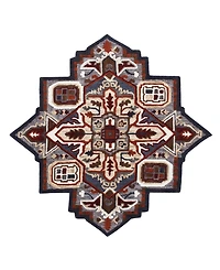 Lr Home Closeout! Super SHAPE5092A 7' x Novelty Star Area Rug