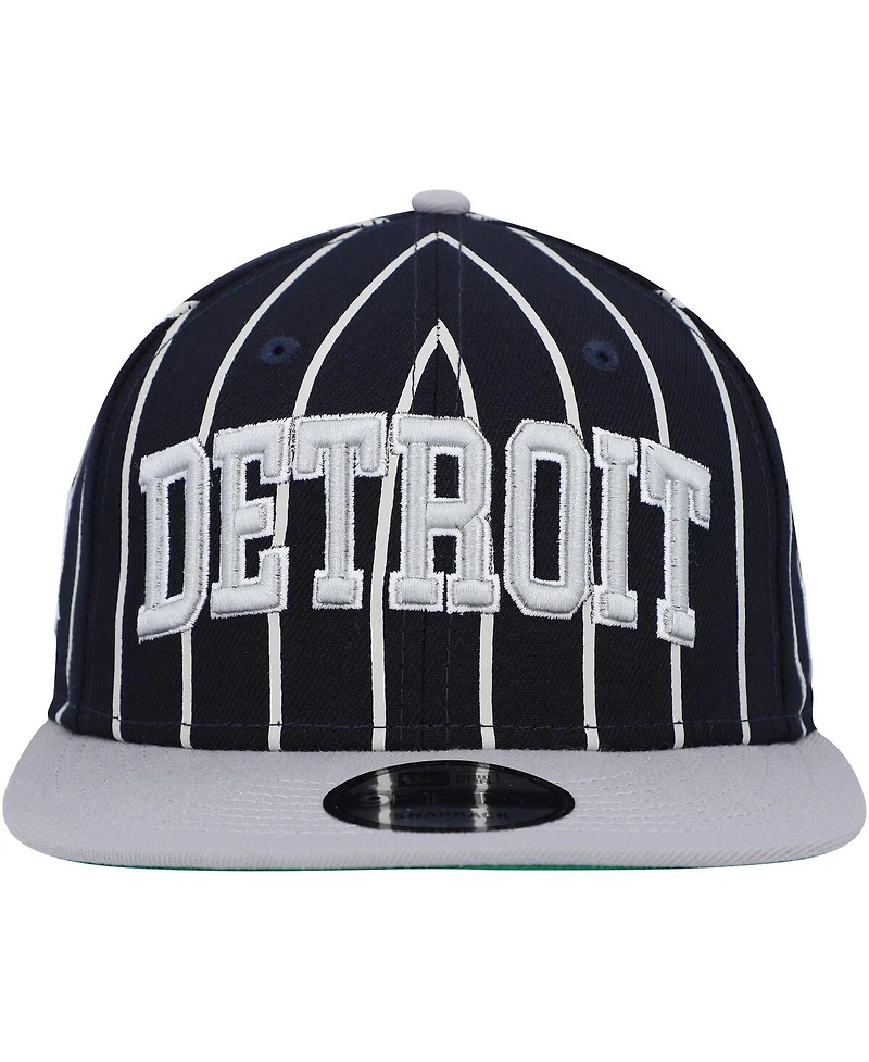 Men's New Era Navy, Gray Detroit Tigers City Arch 9FIFTY Snapback Hat