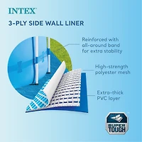 Intex 15" X 48'" Metal Frame Pool Set