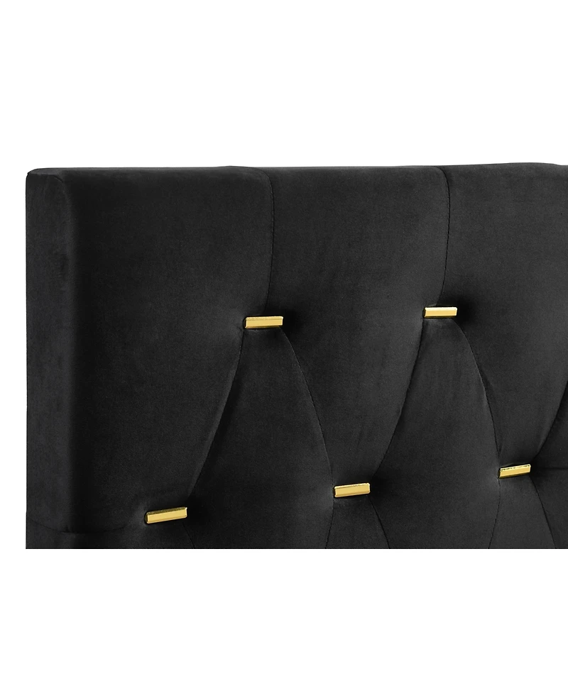 Coaster Home Furnishings Kendall 49.25" Asian Hardwood Tufted Panel Queen Bed