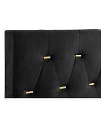 Coaster Home Furnishings Kendall 49.25" Asian Hardwood Tufted Panel Queen Bed