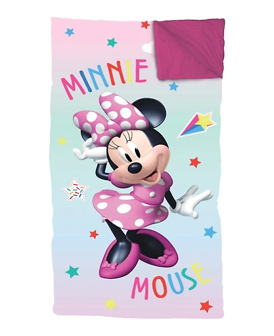 Disney Minnie Mouse Boutique Minnie Rainbow Slumber Bag, Sack, 54" x 27"