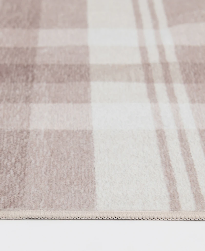 Mink Home Velvet Touch Washable Pla-001 5' x 7' Area Rug