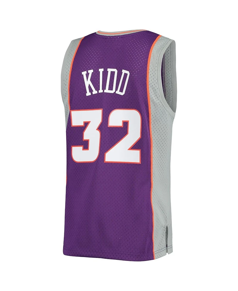 Men's Mitchell & Ness Jason Kidd Purple Phoenix Suns Big and Tall Hardwood Classics 2000-01 Swingman Jersey