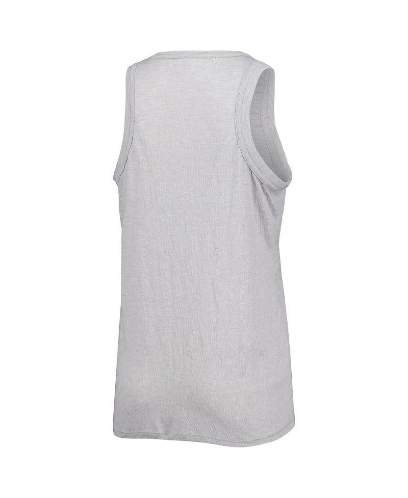 Women's Soft As A Grape Gray San Francisco Giants Tri-Blend Tank Top