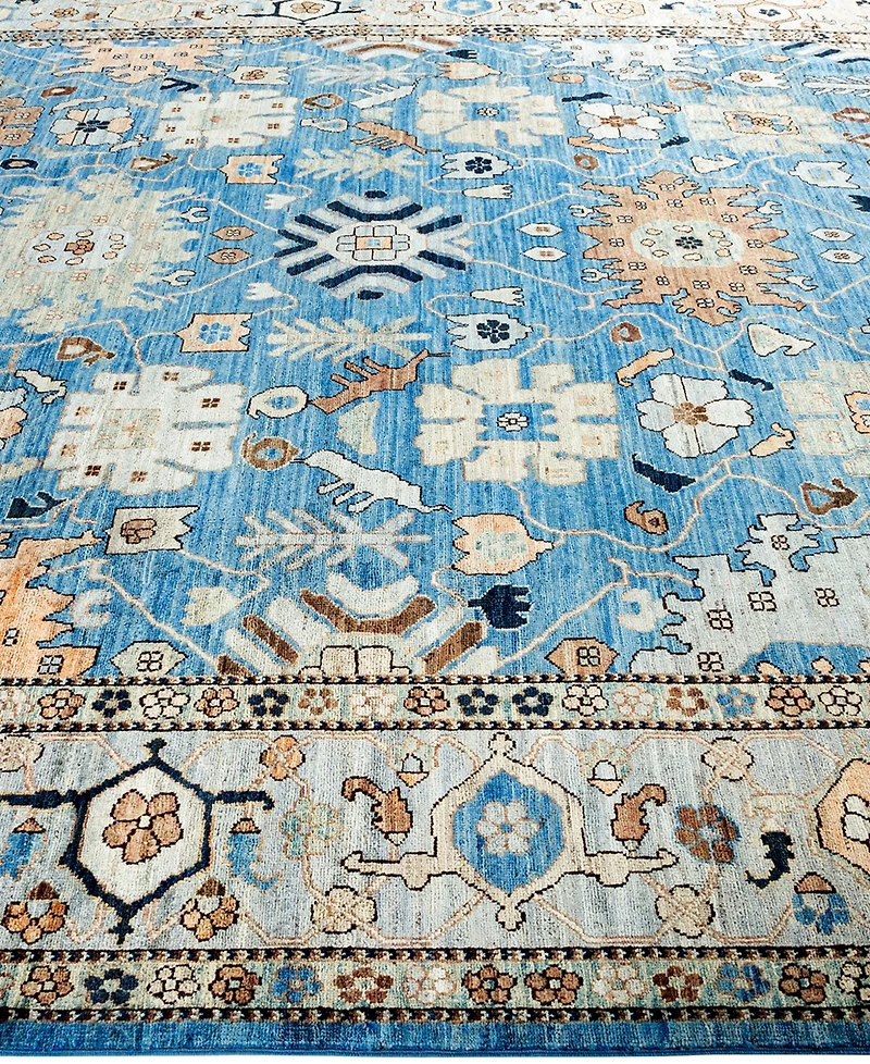 Adorn Hand Woven Rugs Serapi M1982 2'7"x9'4" Runner Area Rug