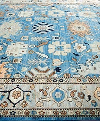 Adorn Hand Woven Rugs Serapi M1982 2'7"x9'4" Runner Area Rug
