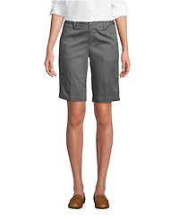 Lands' End Women's Plain Front Blend Chino Shorts