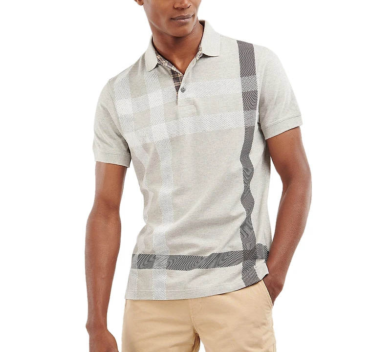 Barbour Men's Blaine Oversized Tartan-Print Polo