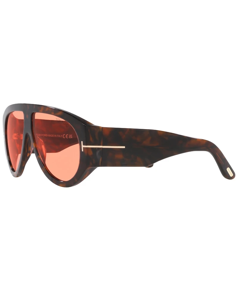 Tom Ford Men's Oversized Pilot Sunglasses, FT1044