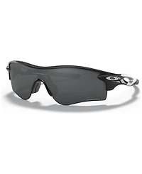 Oakley Men's Polarized Low Bridge Fit Sunglasses, OO9206 RadarLock Path 38