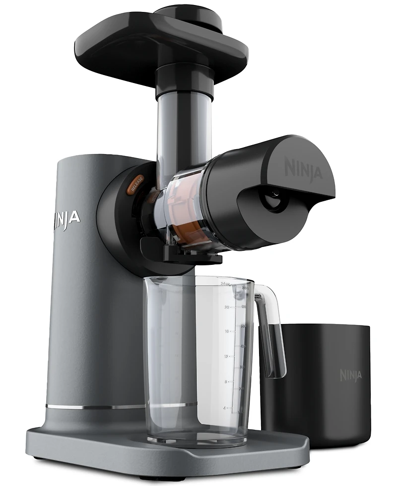 Ninja NeverClog Cold Press Juicer, Powerful Slow Juicer, Total Pulp Control, Easy to Clean, Compact - JC151