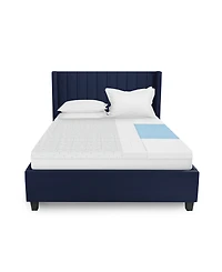 ProSleep 3" Zoned Comfort Memory Foam Mattress Topper with Cooling Cover, King, Exclusively at Macy's