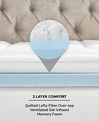 ProSleep 4" Hybrid Fiber and Memory Foam Mattress Topper, King, Exclusively at Macy's