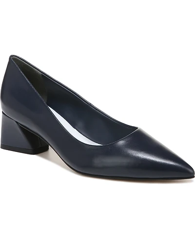 Franco Sarto Women's Racer Pointed Toe Block Heel Pumps