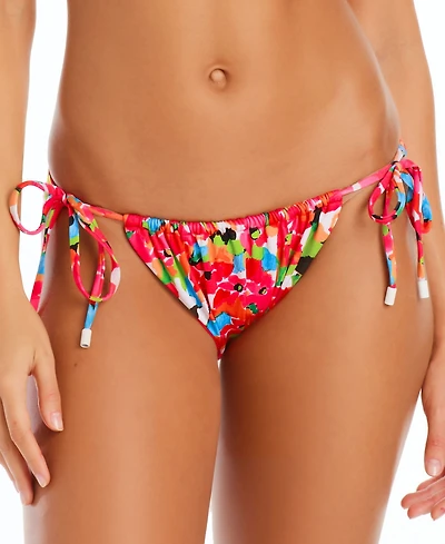 Sanctuary Women's Geranium Tunnel Side-Tie Hipster Bikini Bottoms