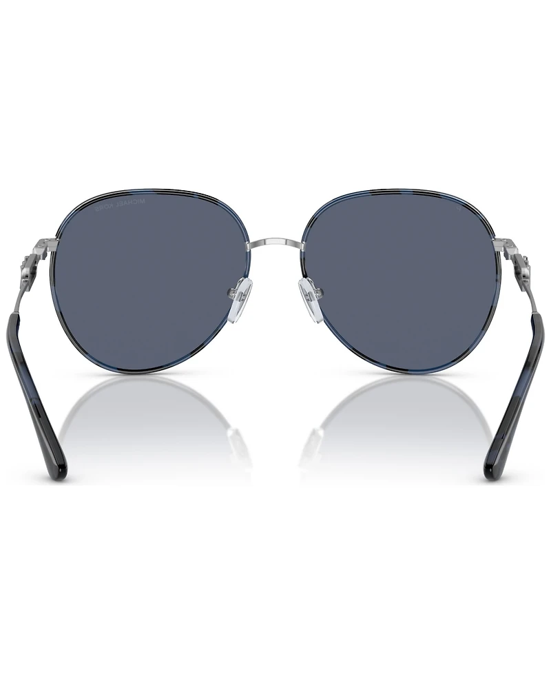 Michael Kors Women's Polarized Sunglasses, Empire Aviator