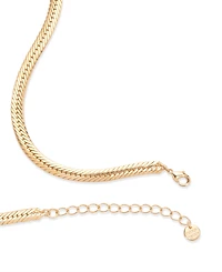 brook & york 14K Gold-Plated Wells Chain Necklace