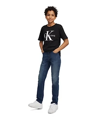 Calvin Klein Big Boys Bold signature Logo Graphic T-Shirt