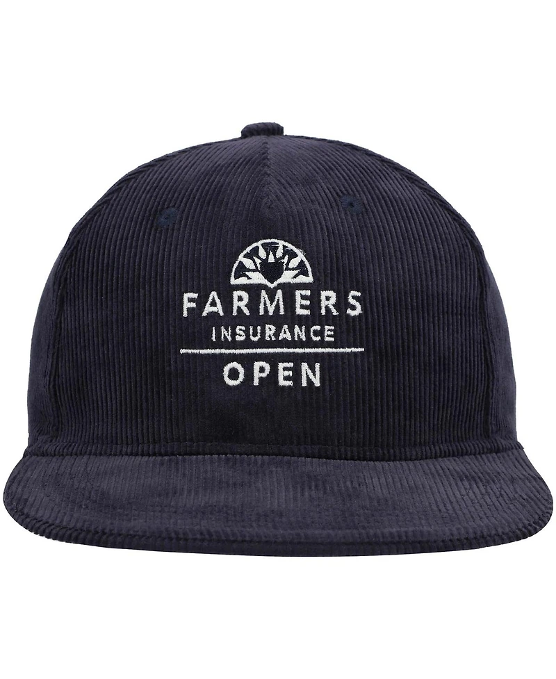 Men's Ahead Navy Farmers Insurance Open Moby Snapback Hat