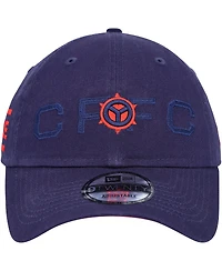 Men's New Era Navy Chicago Fire Kick Off 9TWENTY Adjustable Hat