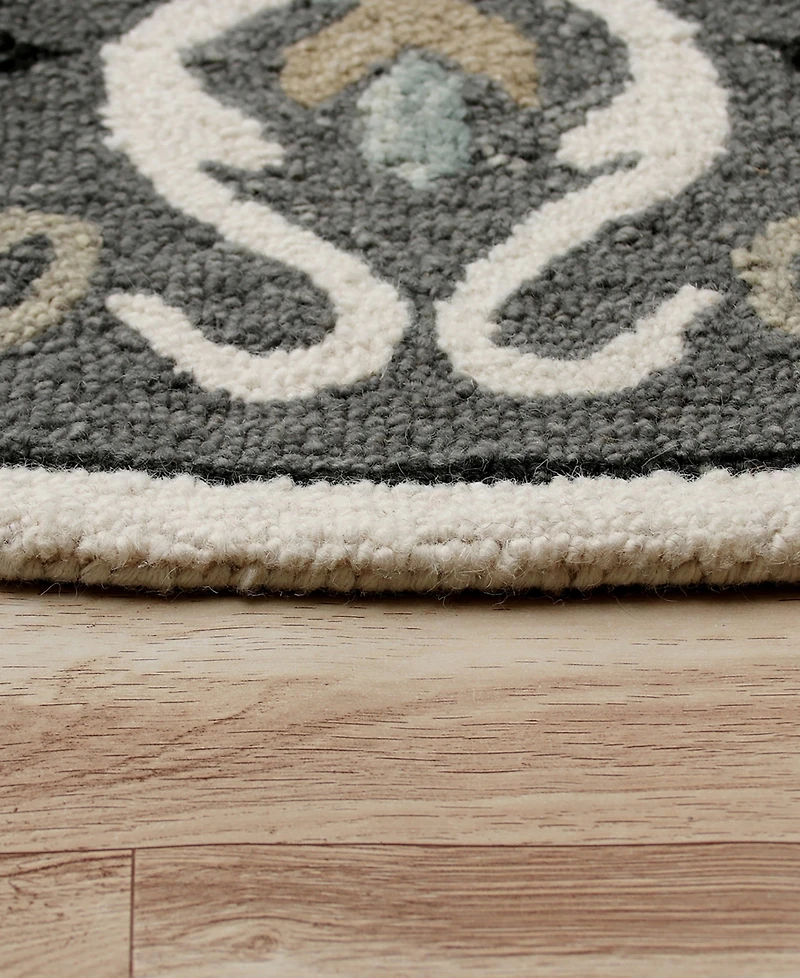 Closeout! Lr Home Valentin VLNTA03566 5' x 5' Round Area Rug