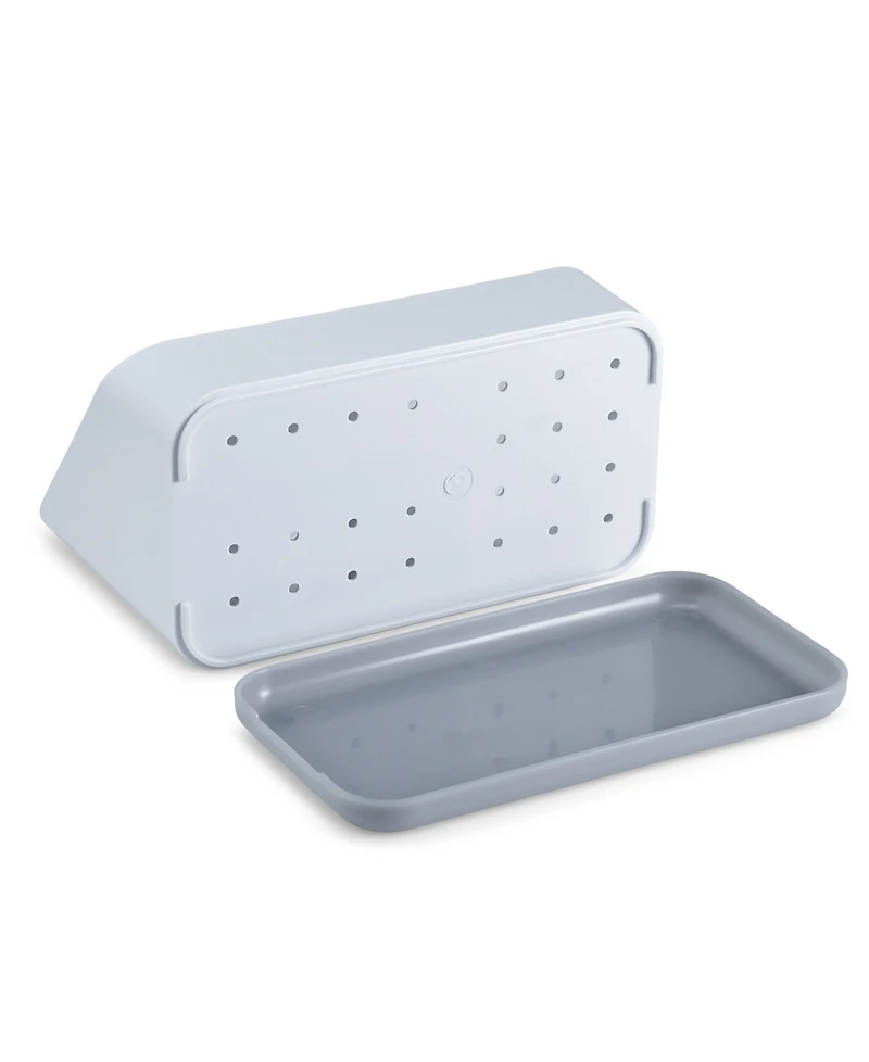 Cheer Collection Kitchen Sink Sponge Organizer with Drip Tray