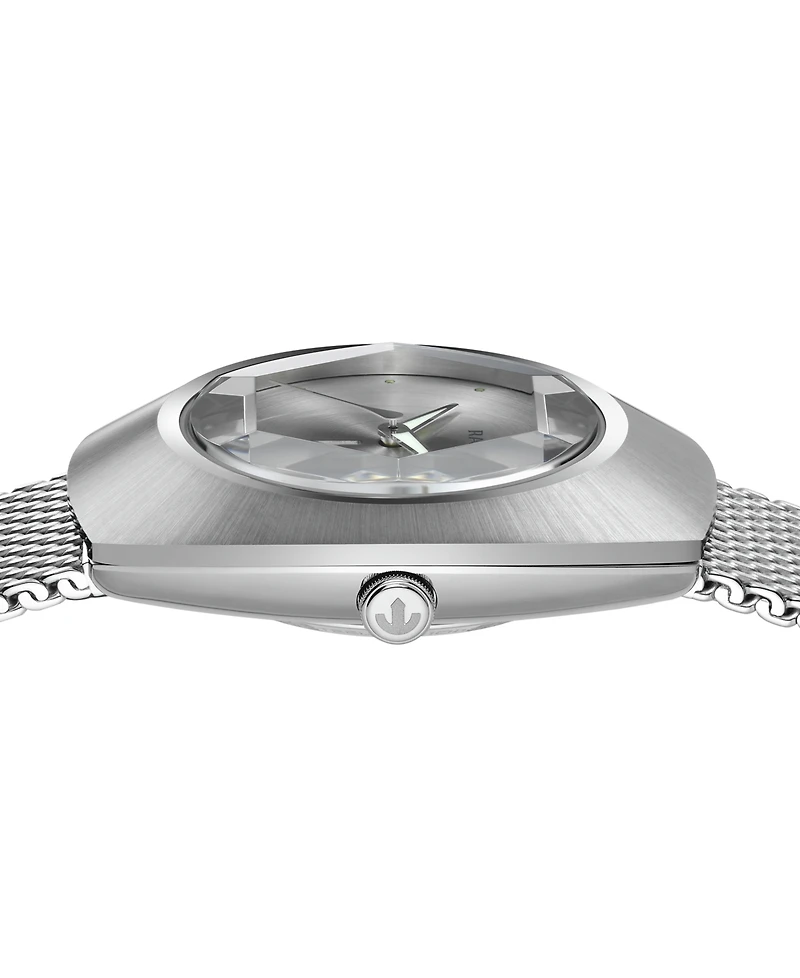 Rado Unisex Swiss Automatic DiaStar Original 60th Anniversary Edition Stainless Steel Mesh Bracelet Watch 38mm