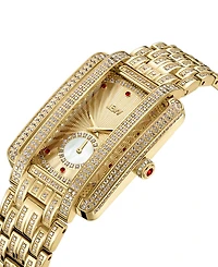 Jbw Women's Mink Platinum Series 18k Gold-plated Stainless Steel Watch, 28mm
