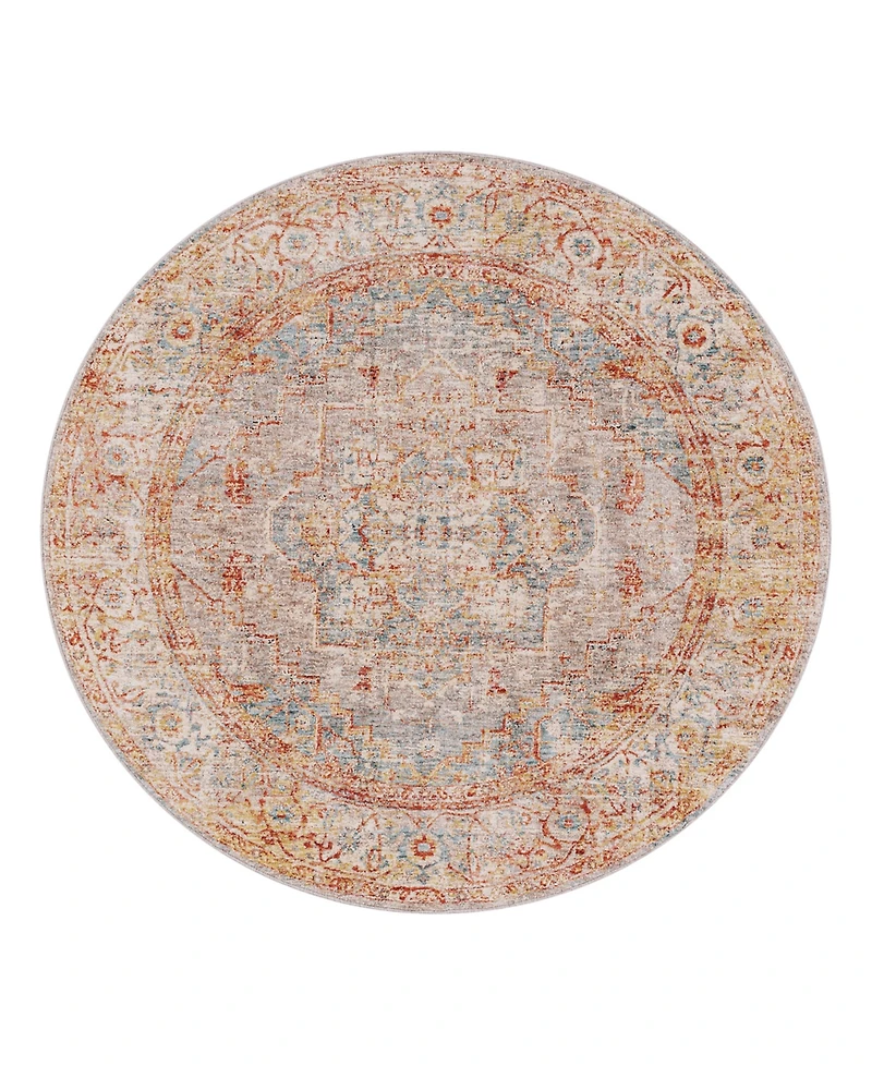 Livabliss Mirabel Mbe-2310 5'3" x 5'3" Round Area Rug