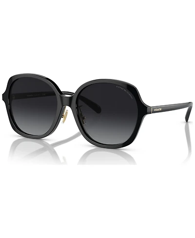Coach Women's Polarized Low Bridge Fit Sunglasses, CH610