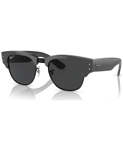 Ray-Ban Unisex Polarized Sunglasses, Mega Clubmaster