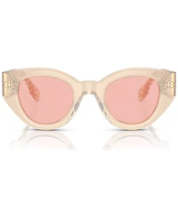 Burberry Women's Low Bridge Fit Sunglasses, Meadow