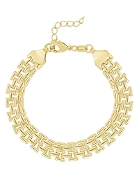 And Now This 18K Gold Plated Watch Band Link Bracelet