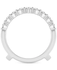 Diamond Double Row Enhancer Ring (1 ct. t.w.) in 14k White Gold
