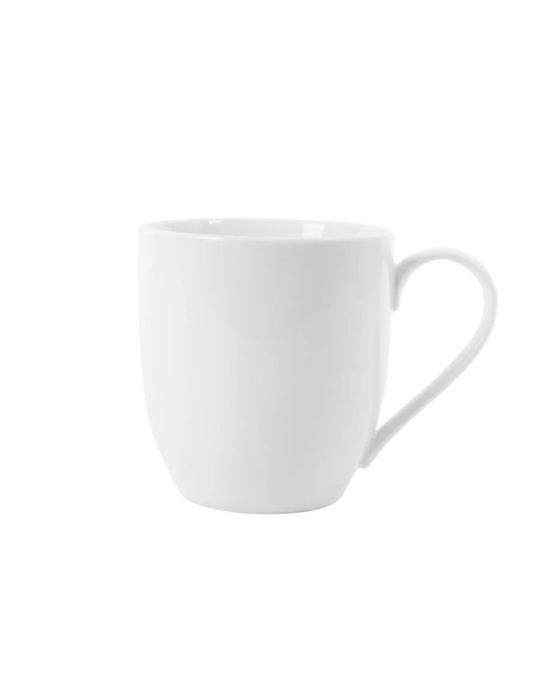 Fitz and Floyd Everyday Whiteware Coupe Mug 4 Piece Set