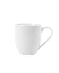 Fitz and Floyd Everyday Whiteware Coupe Mug 4 Piece Set