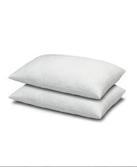 Ella Jayne Cool N' Comfort Medium Density Gel Fiber CoolMax Technology 2-Pack Pillows