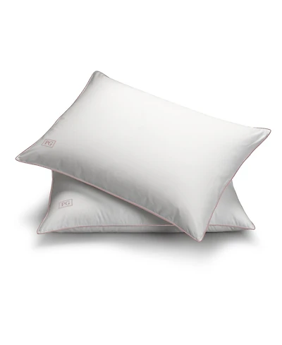 Pillow Gal White Goose Down Soft Density Stomach Sleeper 2-Pack Pillows, Standard/Queen
