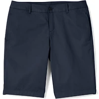 Lands' End Women's Plus Plain Front Blend Chino Shorts