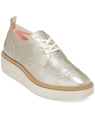 Cole Haan Women's OriginalGrand Wingtip Platform Oxfords