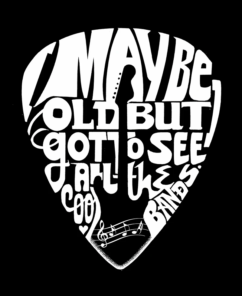 La Pop Art Men's Short Sleeves Premium Blend Word T-shirt