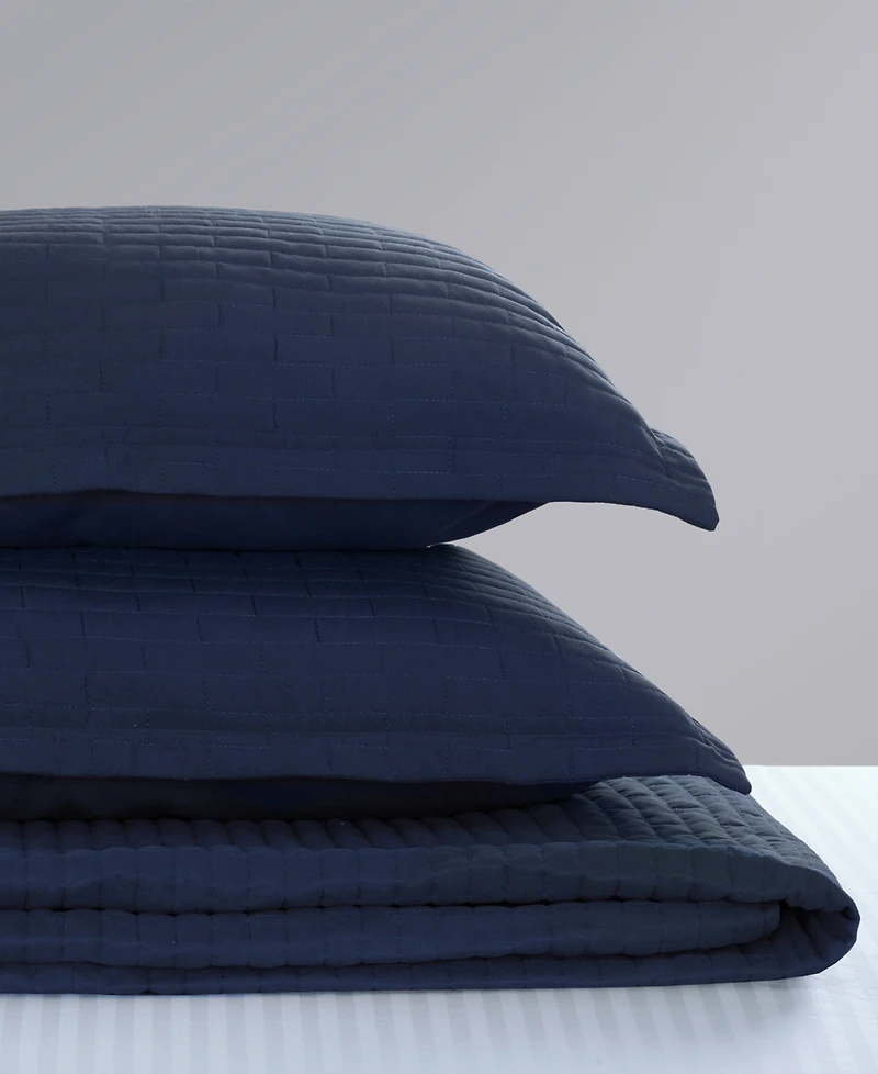 Closeout! Videri Home Brick Quilted Coverlet, King