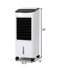 Evaporative Portable Air Cooler Fan & Humidifier with Filter Remote Control