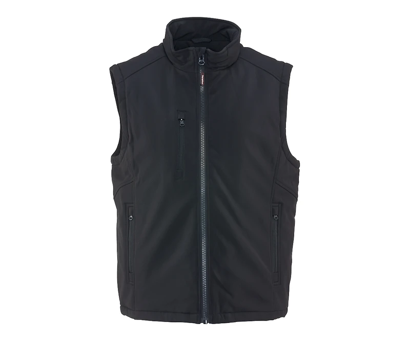 RefrigiWear Men's Softshell Vest - Cold Weather, Wind/Water Repellent for Work & Outdoors