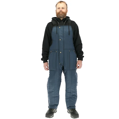 RefrigiWear Men's Cooler Wear Bib Overalls - 10°F Comfort, Insulated, Water-Repellent, Durable, Workwear for Freezer & Cold Environments