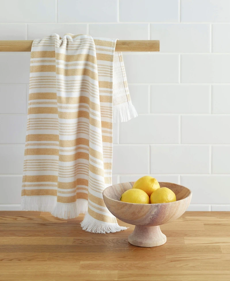 Parker Stripe Kitchen Towel, Set of 2